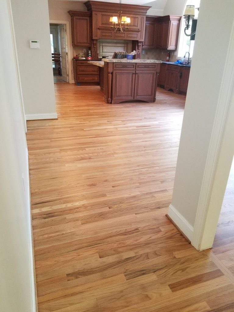 Light brown wooden floors